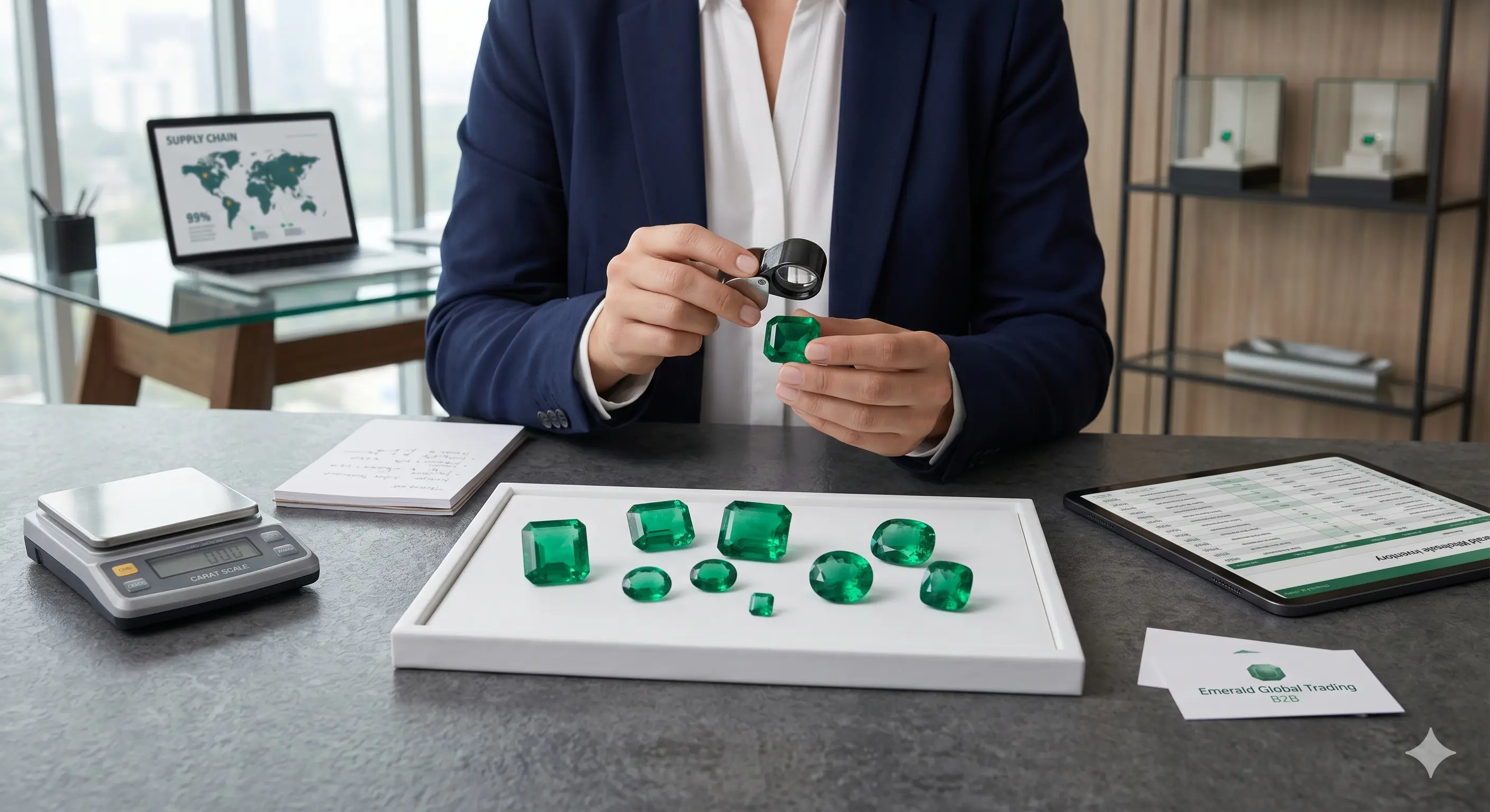 Calibrated coloured gemstone parcel